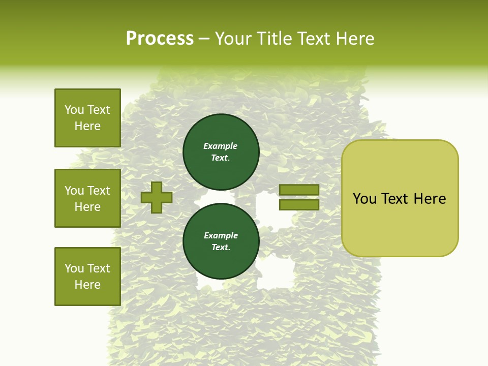 Housing Plant Recycling PowerPoint Template