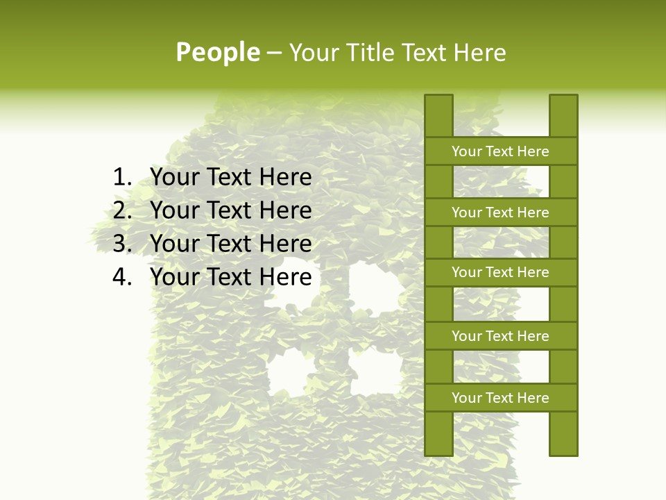 Housing Plant Recycling PowerPoint Template