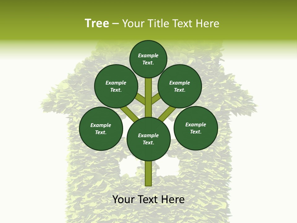 Housing Plant Recycling PowerPoint Template