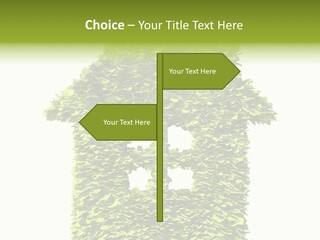 Housing Plant Recycling PowerPoint Template