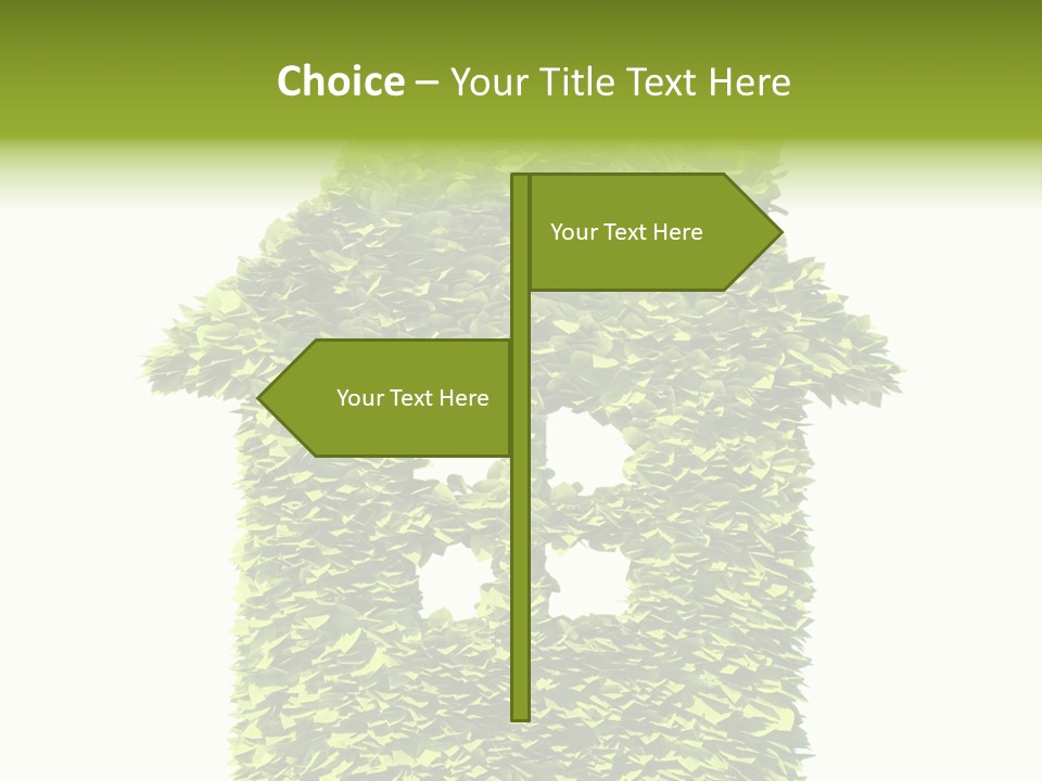 Housing Plant Recycling PowerPoint Template