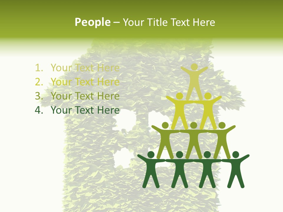 Housing Plant Recycling PowerPoint Template