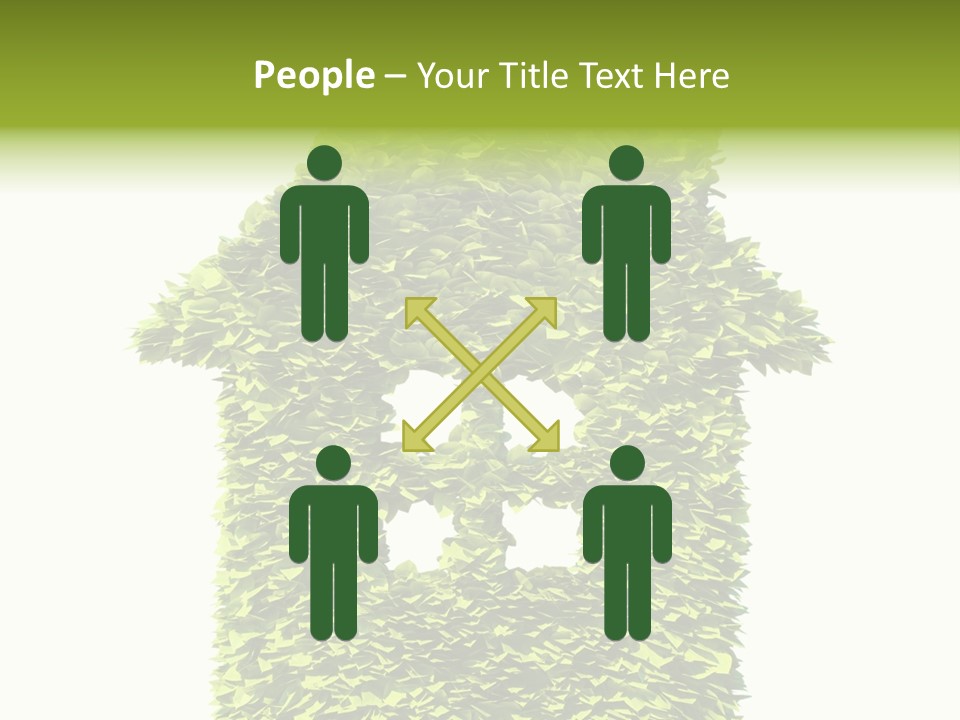 Housing Plant Recycling PowerPoint Template