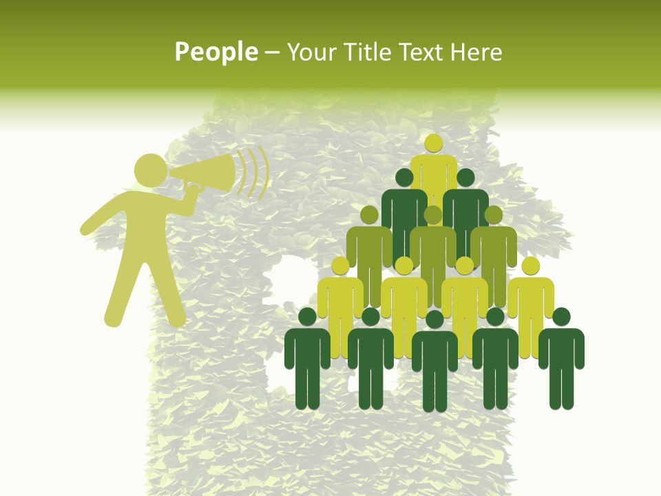 Housing Plant Recycling PowerPoint Template