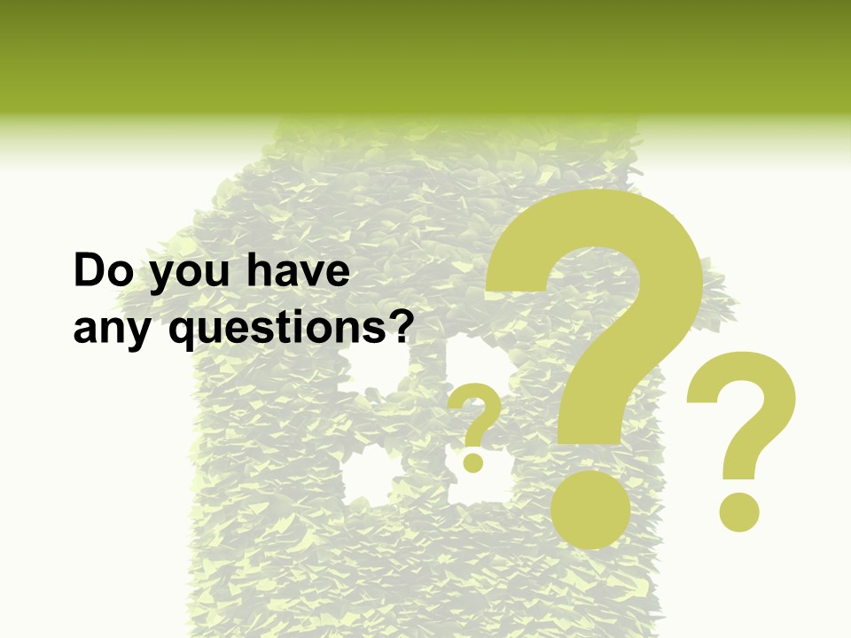 Housing Plant Recycling PowerPoint Template