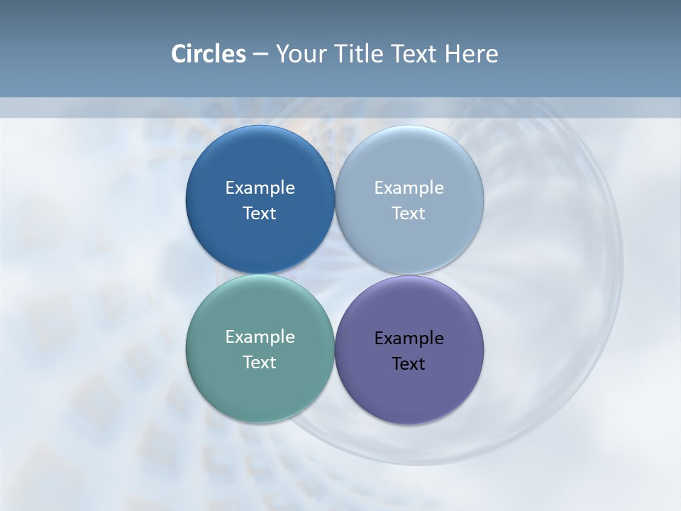 Moisture Water Blue PowerPoint Template