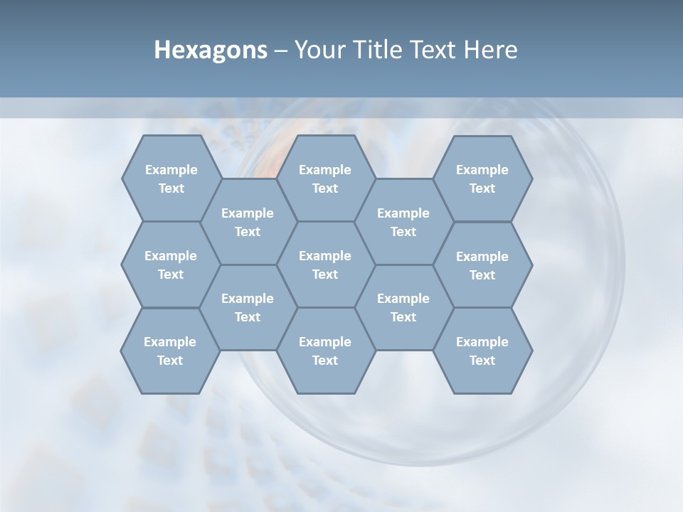 Moisture Water Blue PowerPoint Template