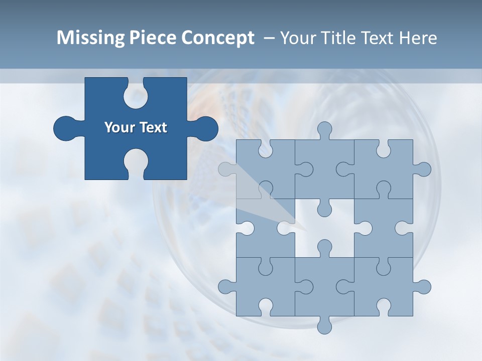 Moisture Water Blue PowerPoint Template