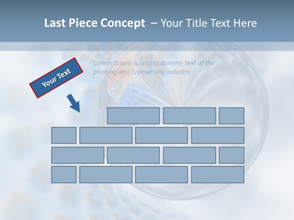 Moisture Water Blue PowerPoint Template