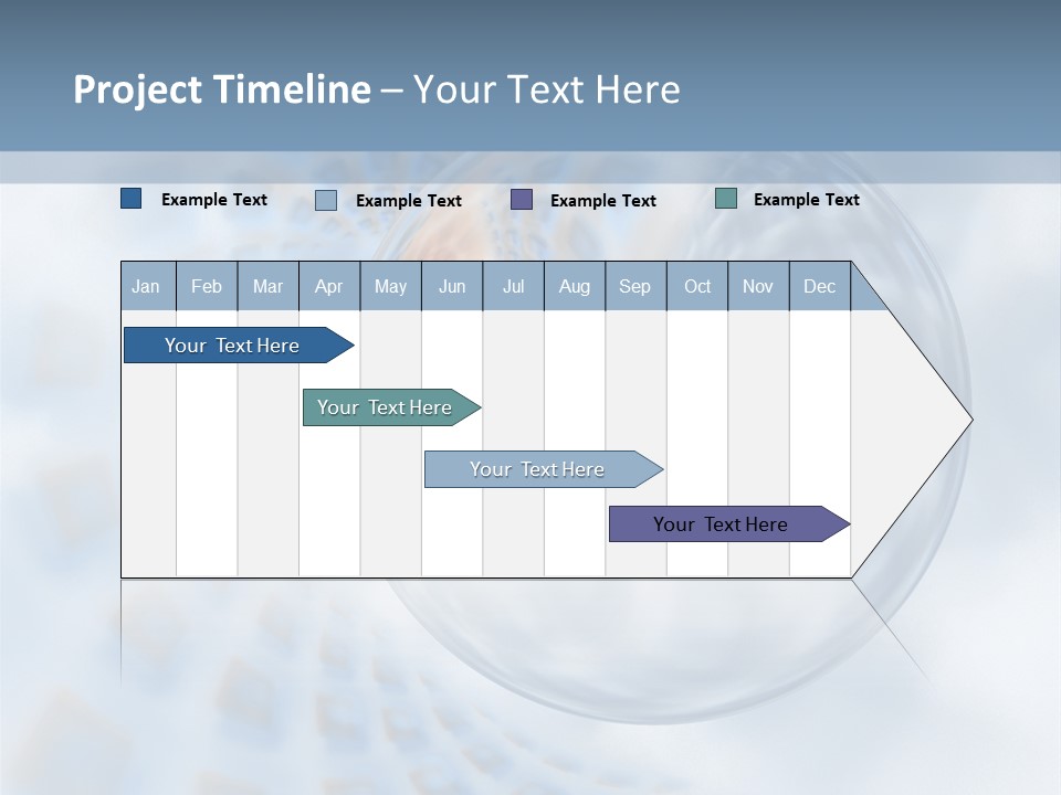 Moisture Water Blue PowerPoint Template