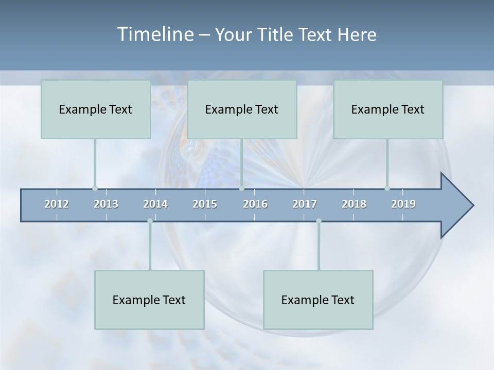 Moisture Water Blue PowerPoint Template
