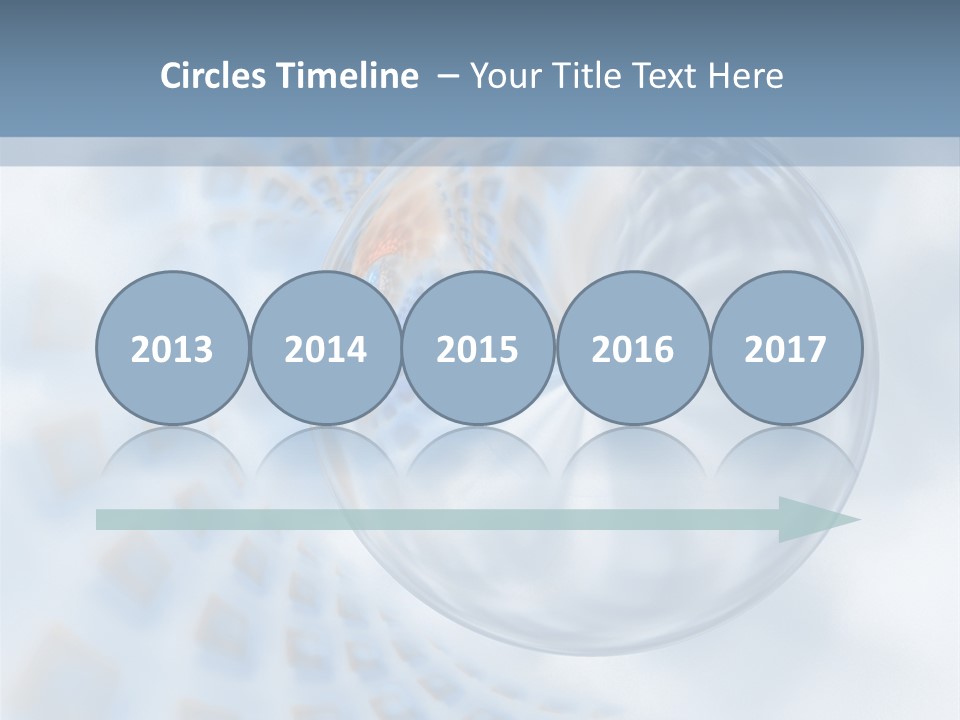 Moisture Water Blue PowerPoint Template