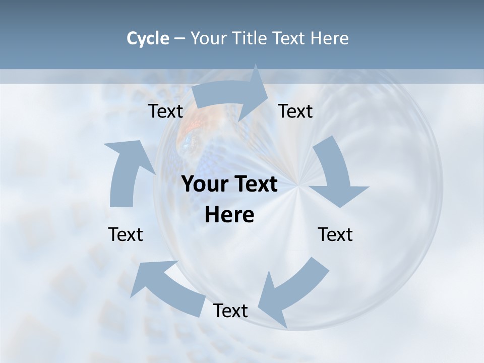 Moisture Water Blue PowerPoint Template