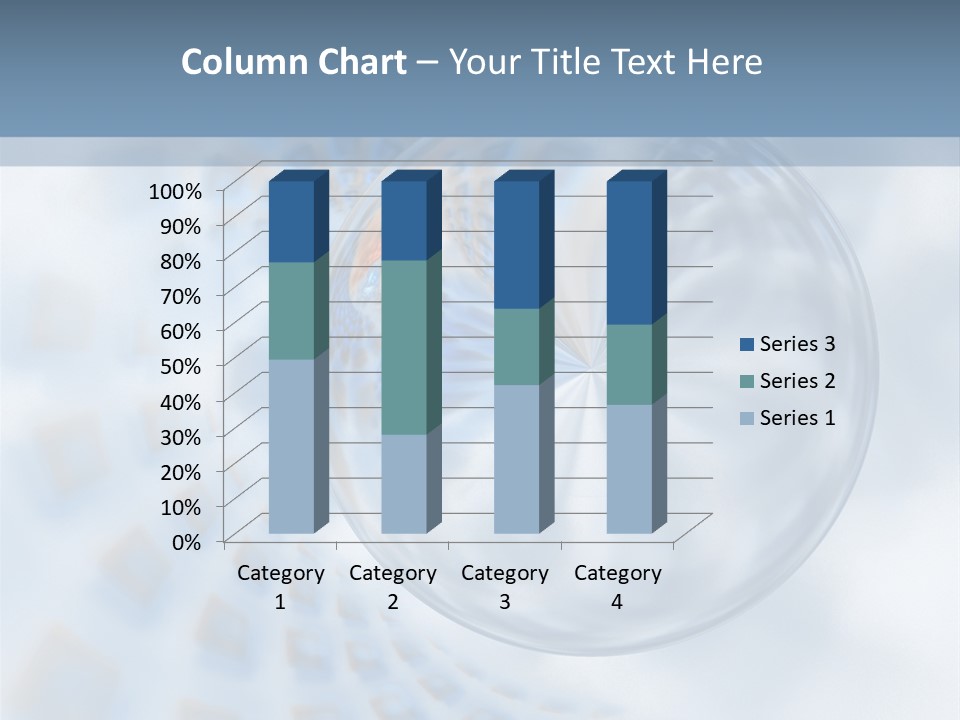 Moisture Water Blue PowerPoint Template