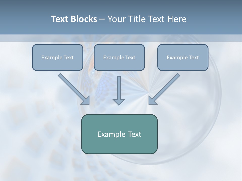 Moisture Water Blue PowerPoint Template