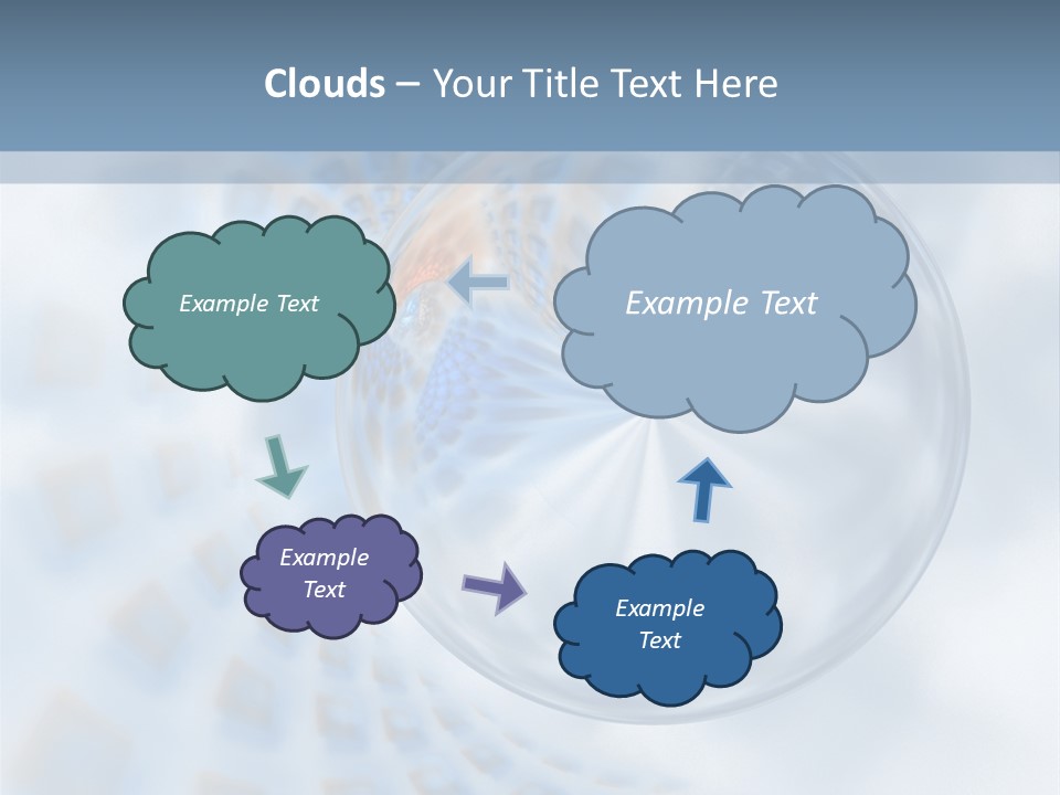 Moisture Water Blue PowerPoint Template