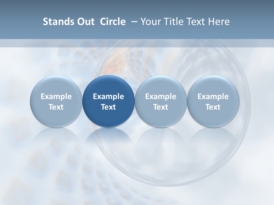 Moisture Water Blue PowerPoint Template