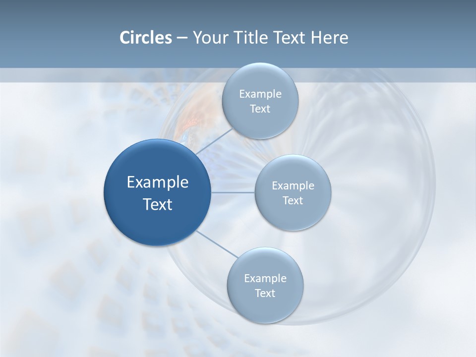 Moisture Water Blue PowerPoint Template