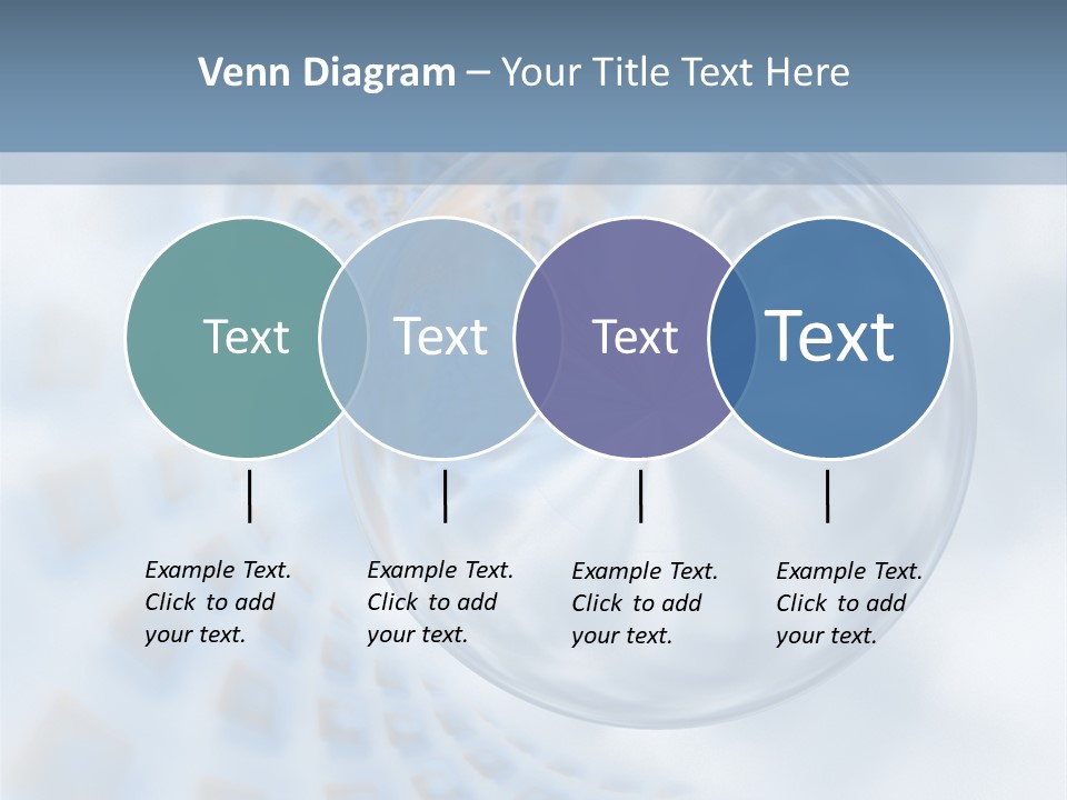 Moisture Water Blue PowerPoint Template