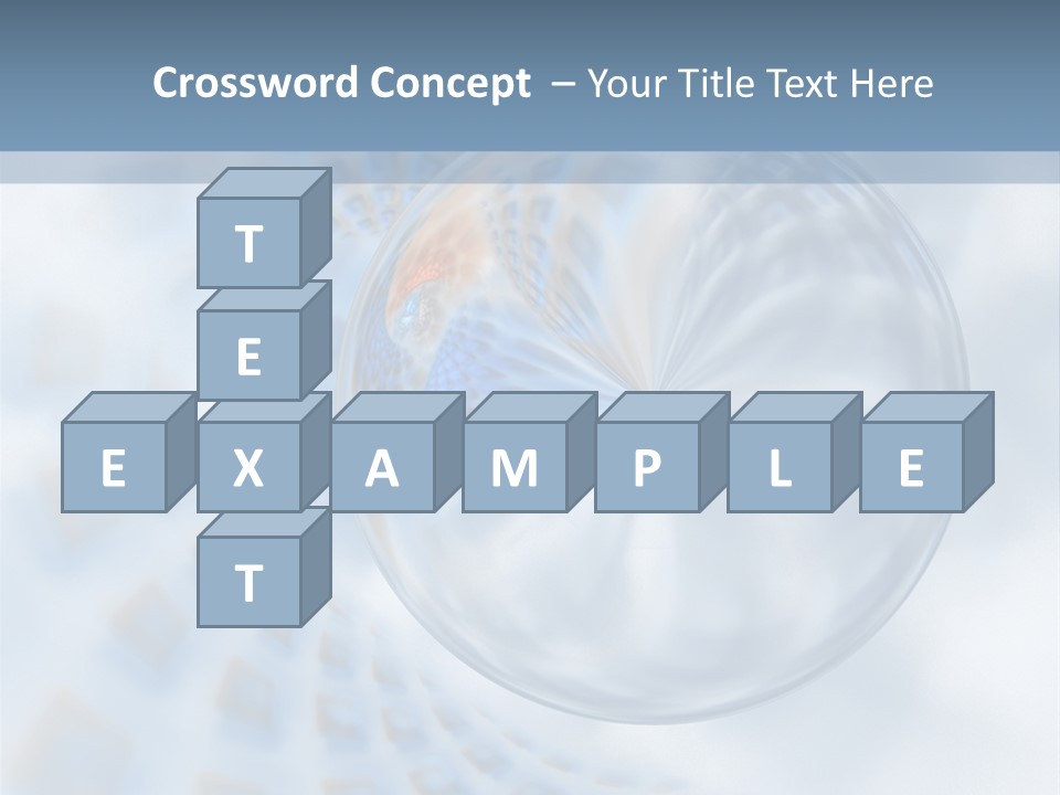 Moisture Water Blue PowerPoint Template