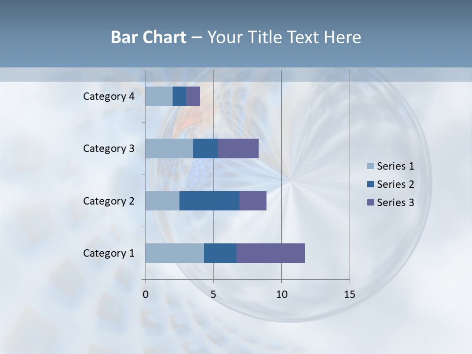 Moisture Water Blue PowerPoint Template