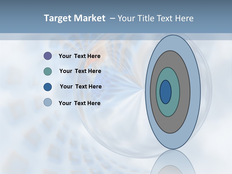 Moisture Water Blue PowerPoint Template