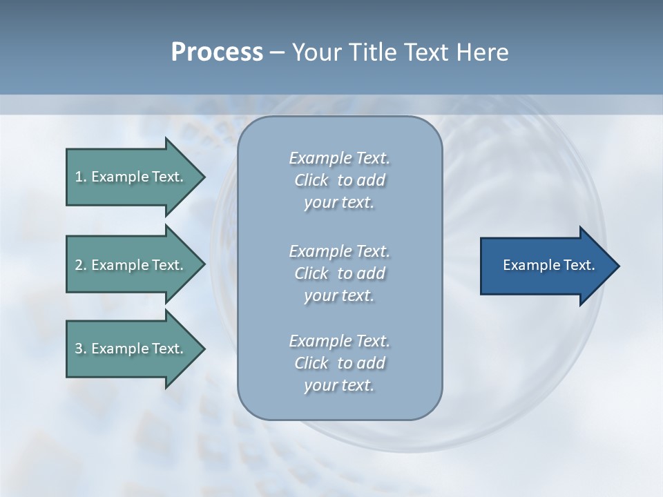 Moisture Water Blue PowerPoint Template