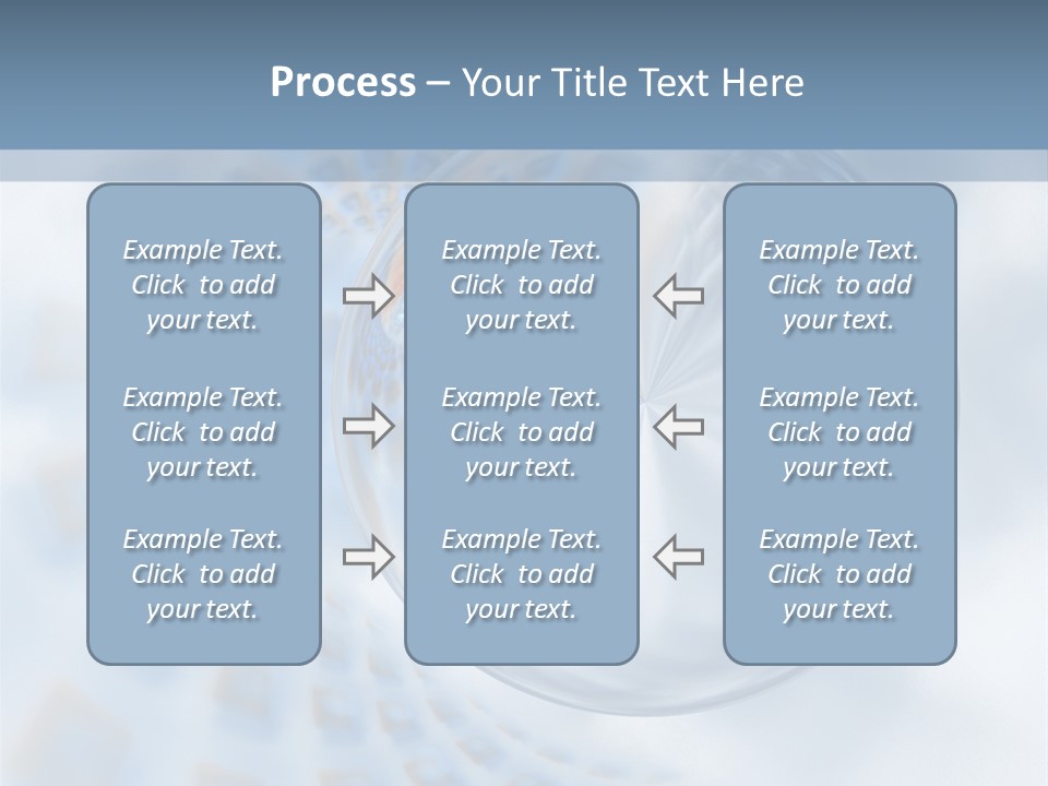 Moisture Water Blue PowerPoint Template