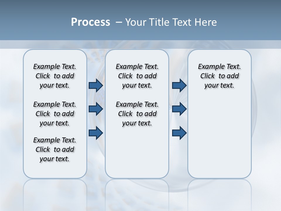 Moisture Water Blue PowerPoint Template