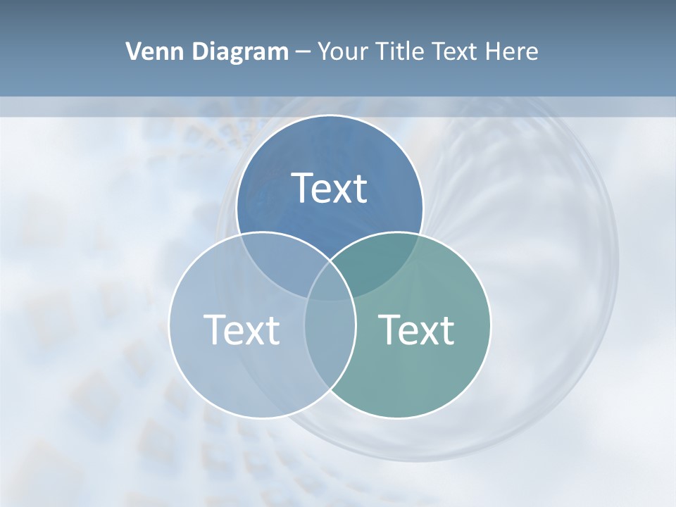 Moisture Water Blue PowerPoint Template