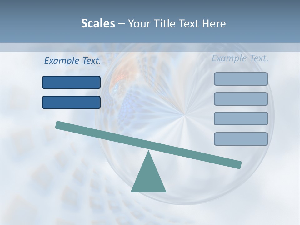Moisture Water Blue PowerPoint Template