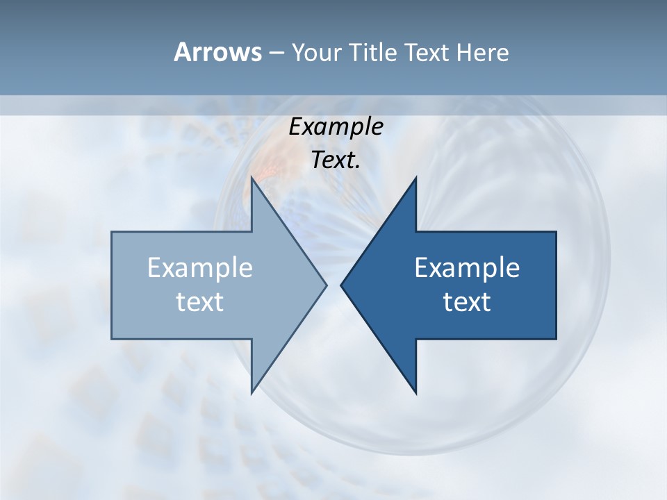 Moisture Water Blue PowerPoint Template