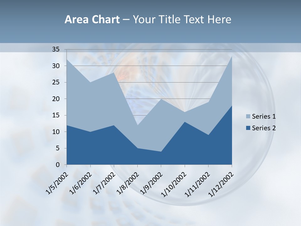 Moisture Water Blue PowerPoint Template