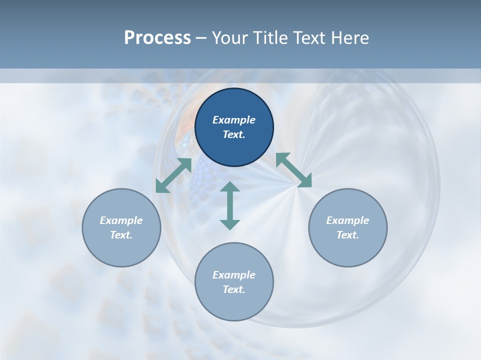 Moisture Water Blue PowerPoint Template