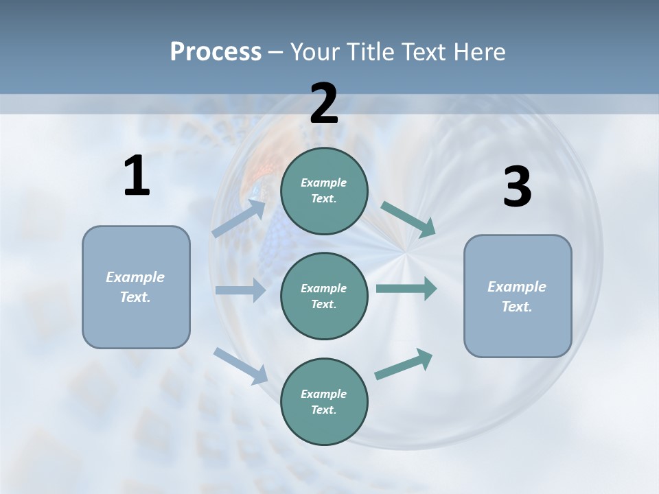 Moisture Water Blue PowerPoint Template