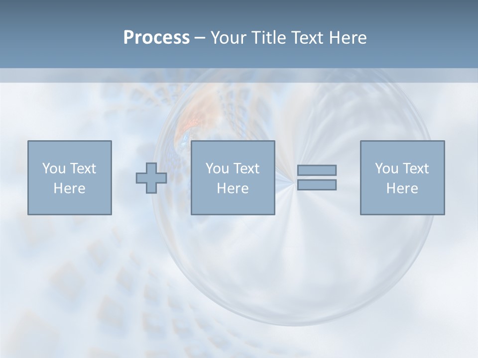 Moisture Water Blue PowerPoint Template