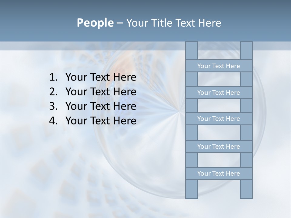 Moisture Water Blue PowerPoint Template