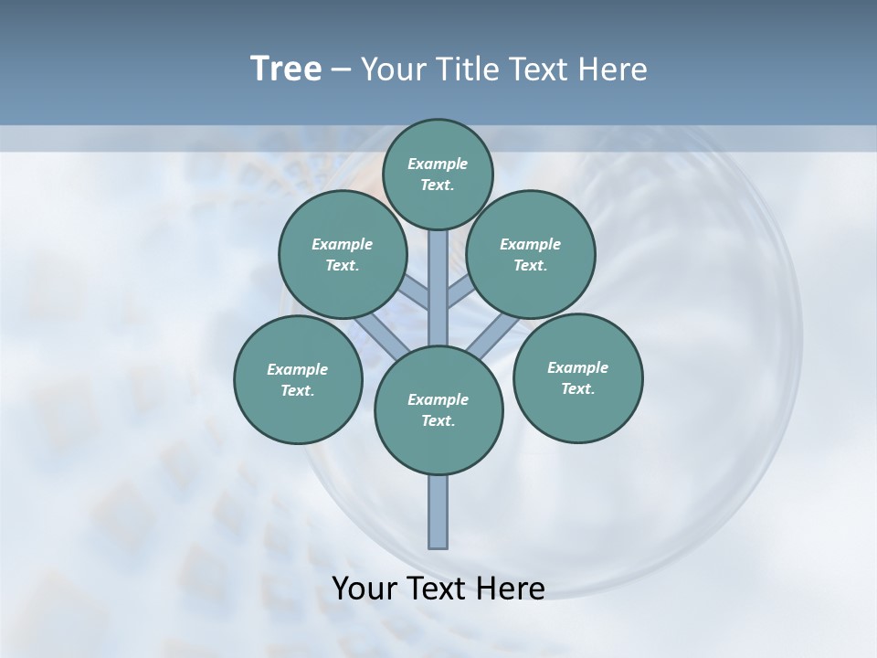 Moisture Water Blue PowerPoint Template