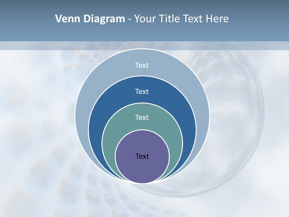 Moisture Water Blue PowerPoint Template