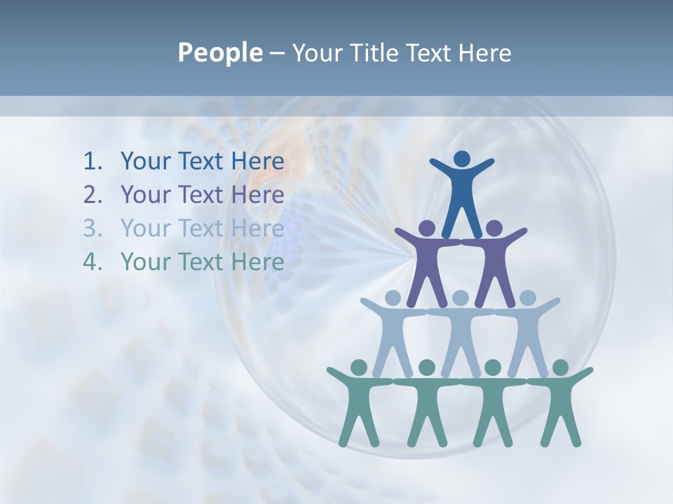 Moisture Water Blue PowerPoint Template