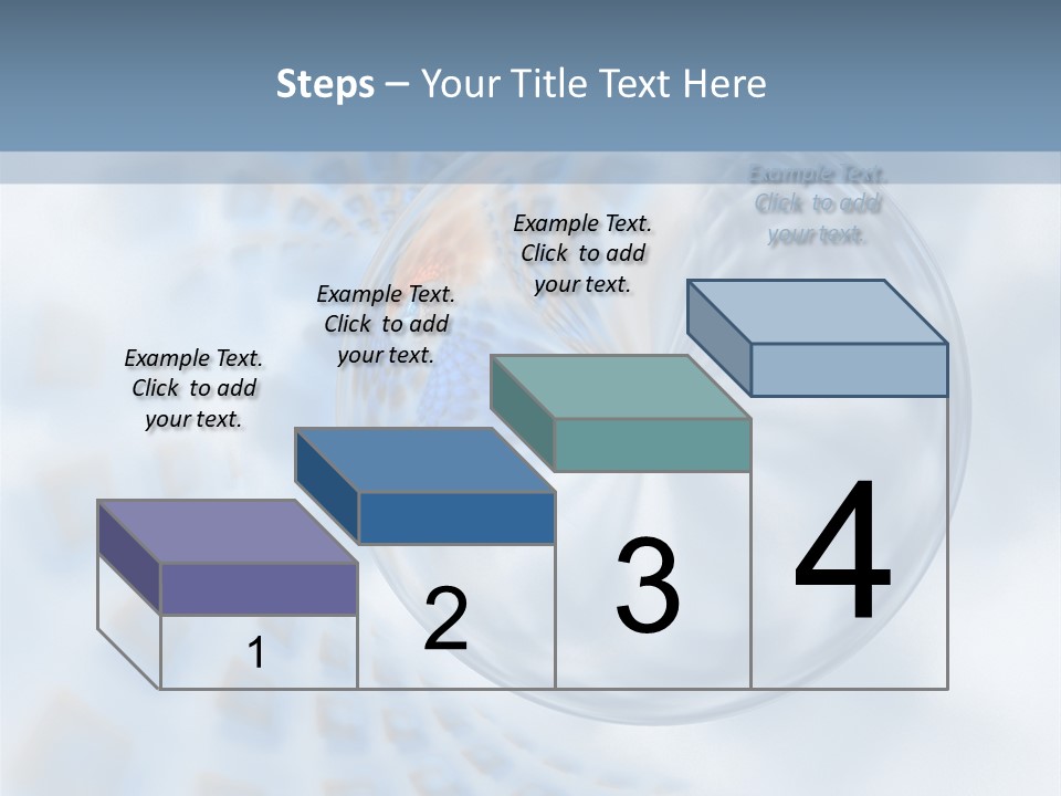 Moisture Water Blue PowerPoint Template