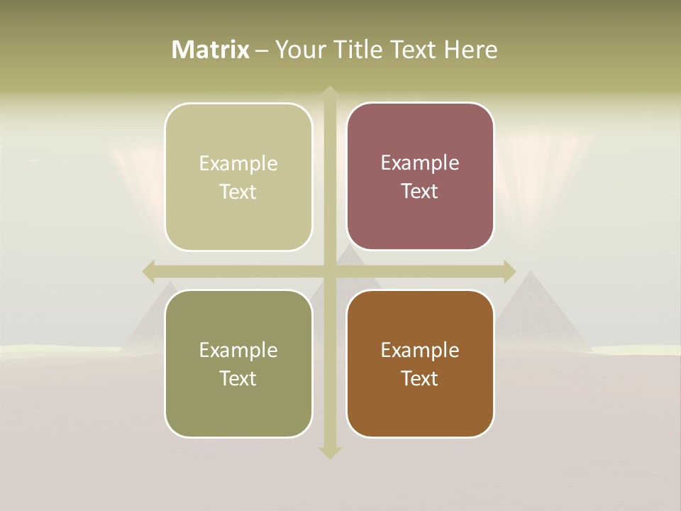 Desert History Civilization PowerPoint Template