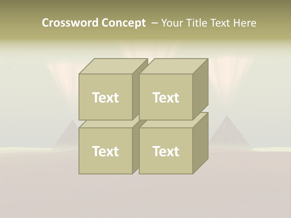 Desert History Civilization PowerPoint Template
