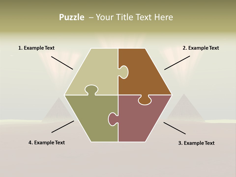 Desert History Civilization PowerPoint Template