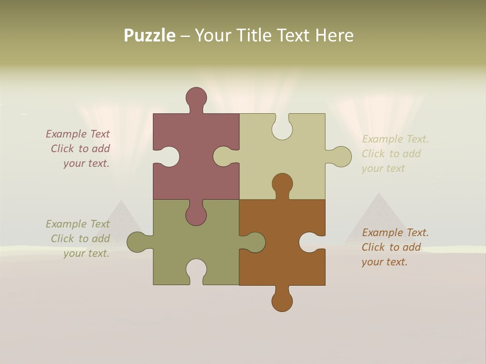 Desert History Civilization PowerPoint Template