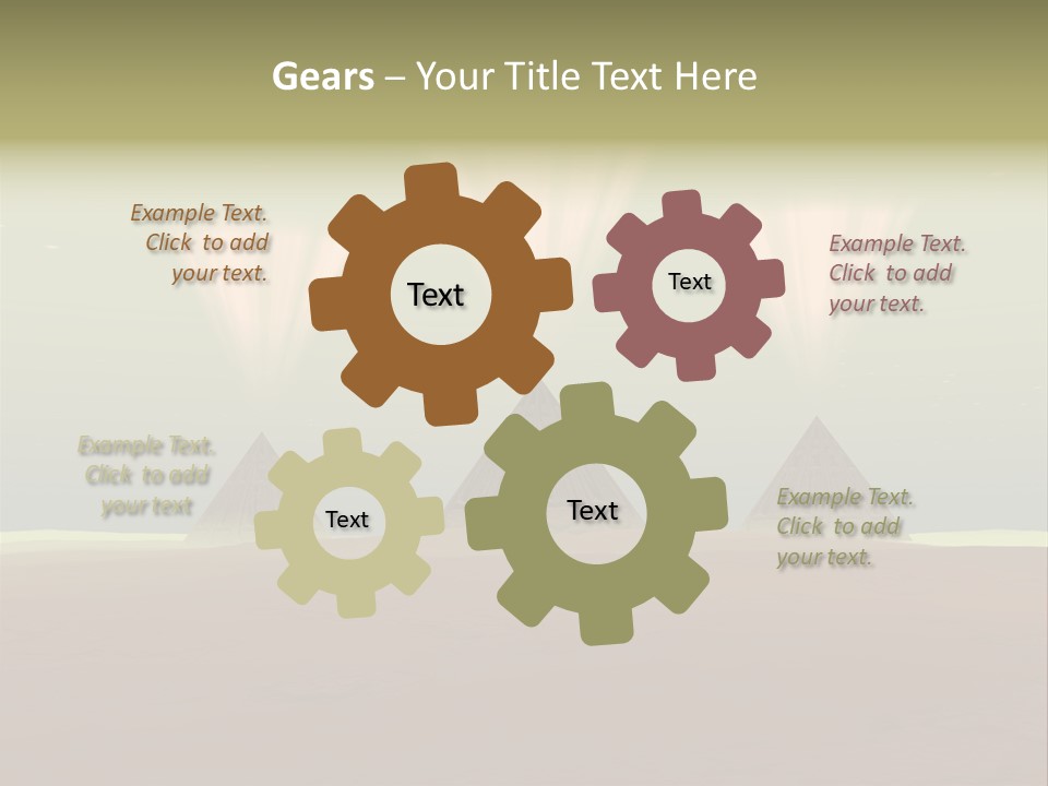 Desert History Civilization PowerPoint Template