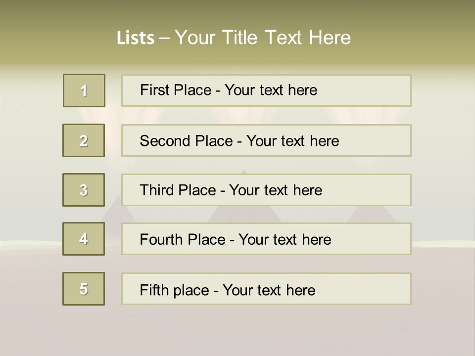 Desert History Civilization PowerPoint Template