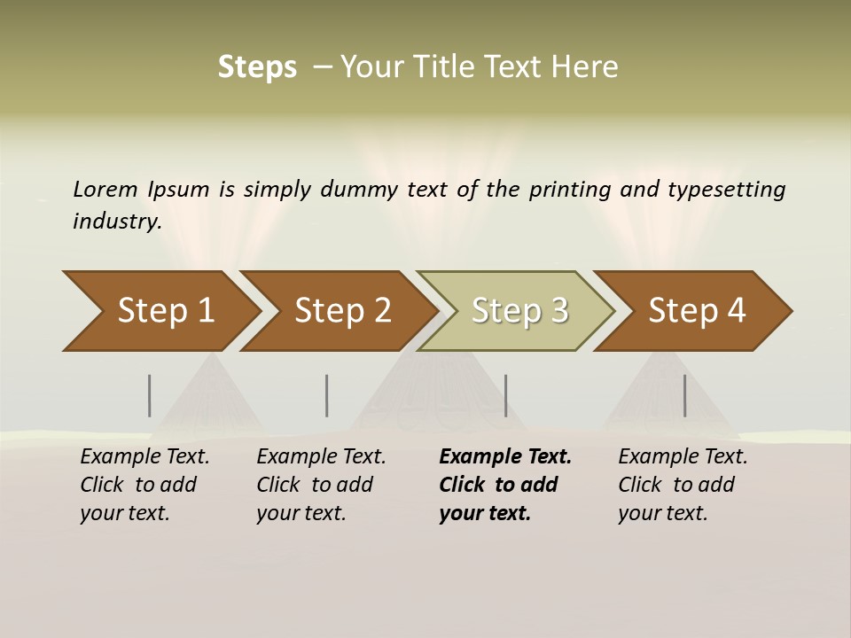 Desert History Civilization PowerPoint Template