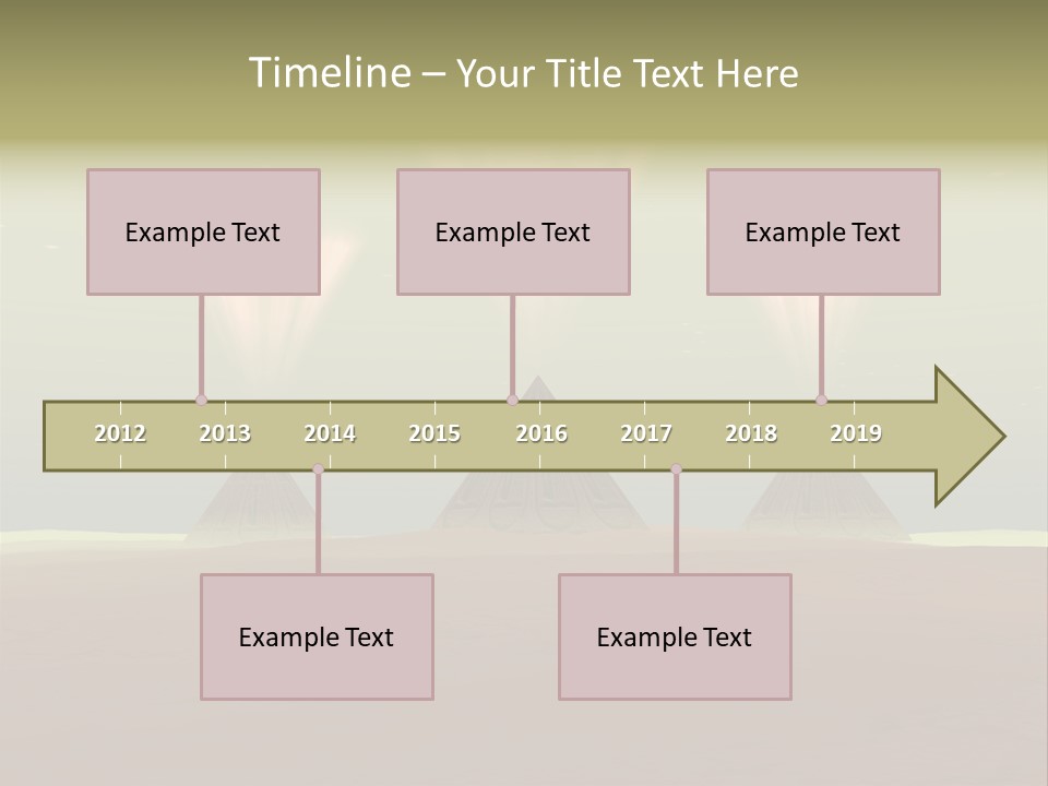 Desert History Civilization PowerPoint Template