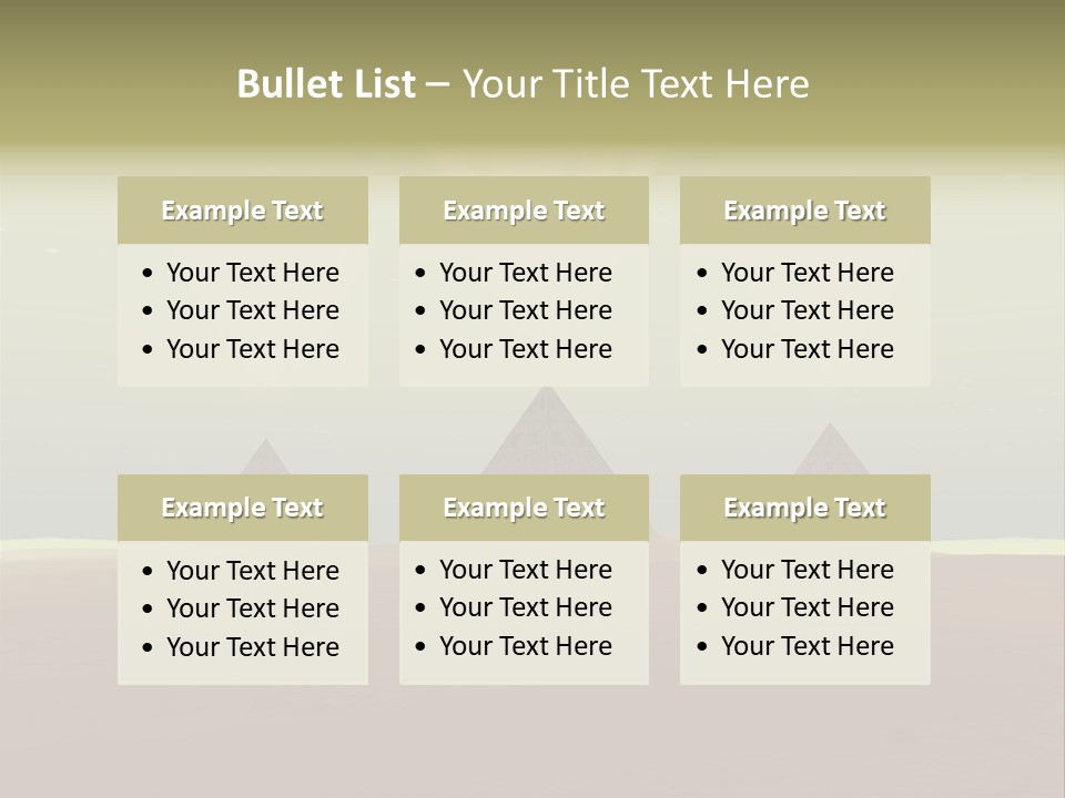 Desert History Civilization PowerPoint Template